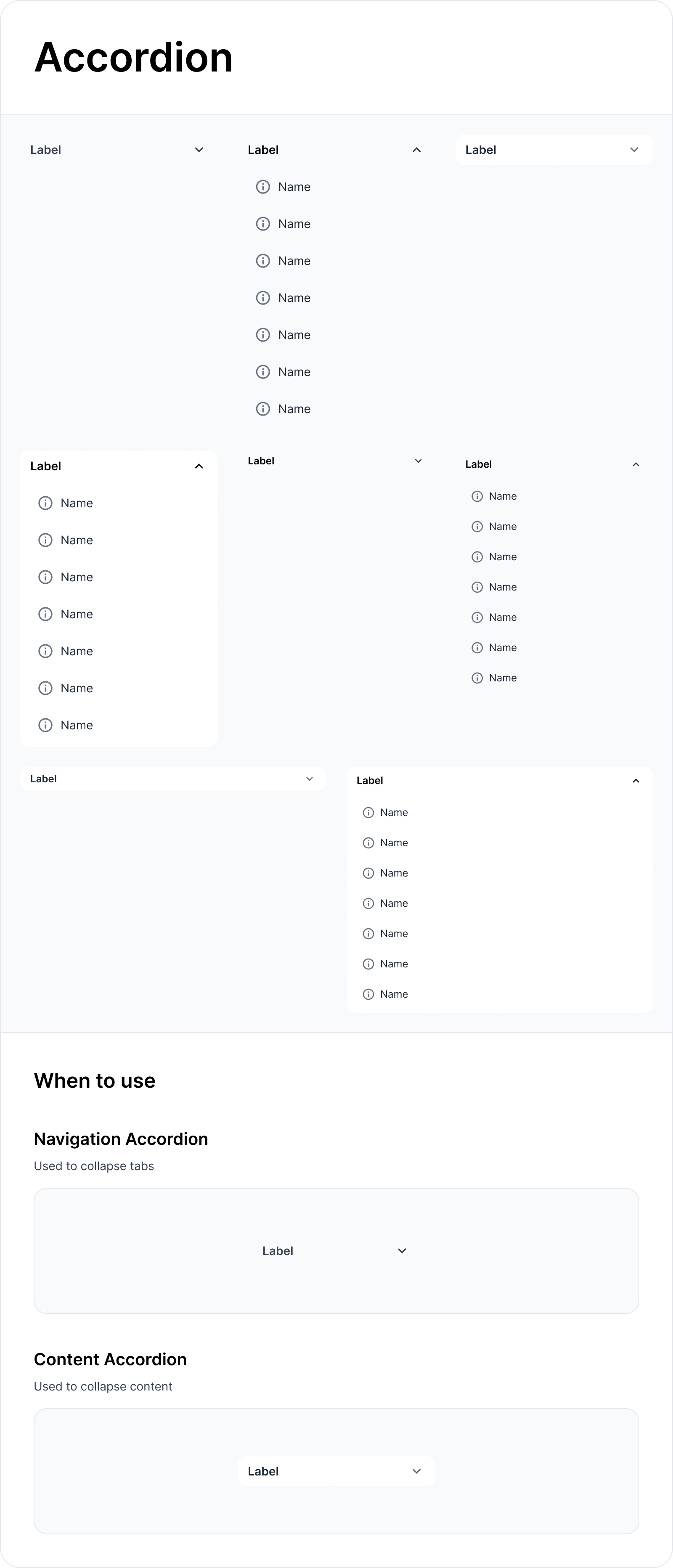 Accordion Component