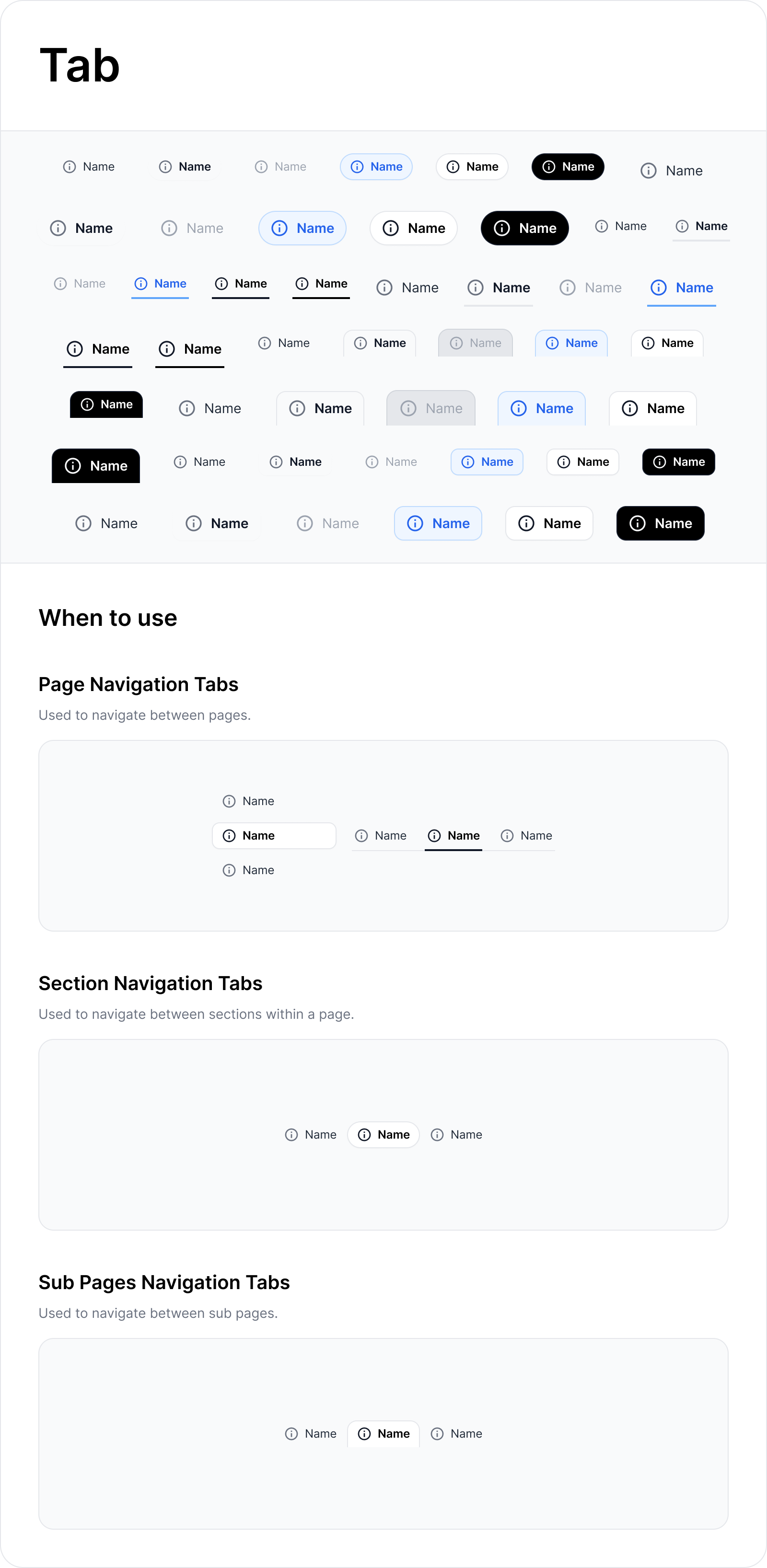 Tab Component