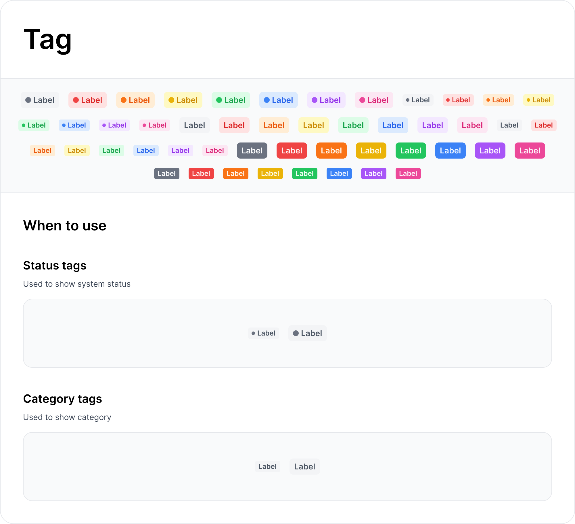 Tag Component